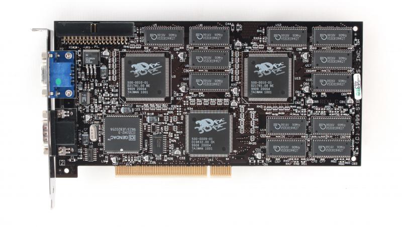 Videocard virtual museum 3dfx V2 1000 PCI (3dfx Voodoo II 12 MB