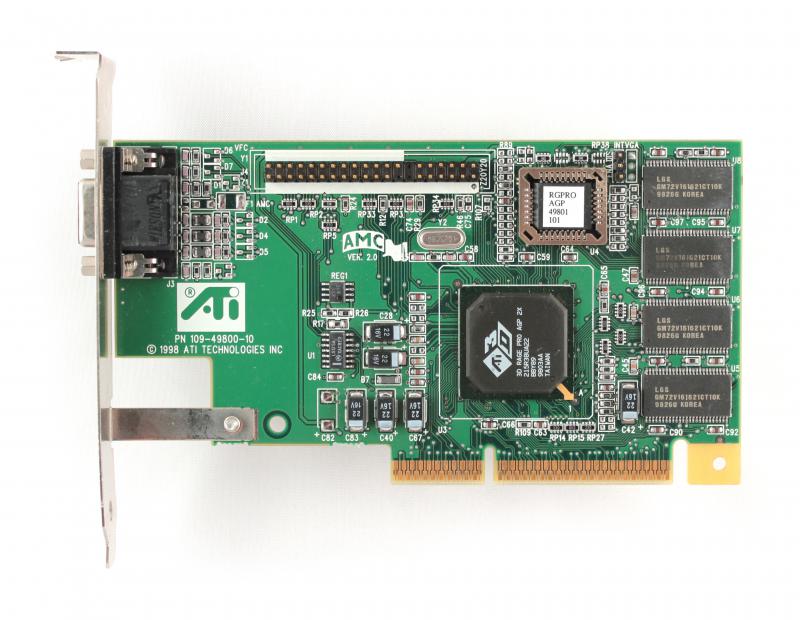 Videocard virtual museum ATI 3D Rage Pro AGP 2x - Videocard virtual museum
