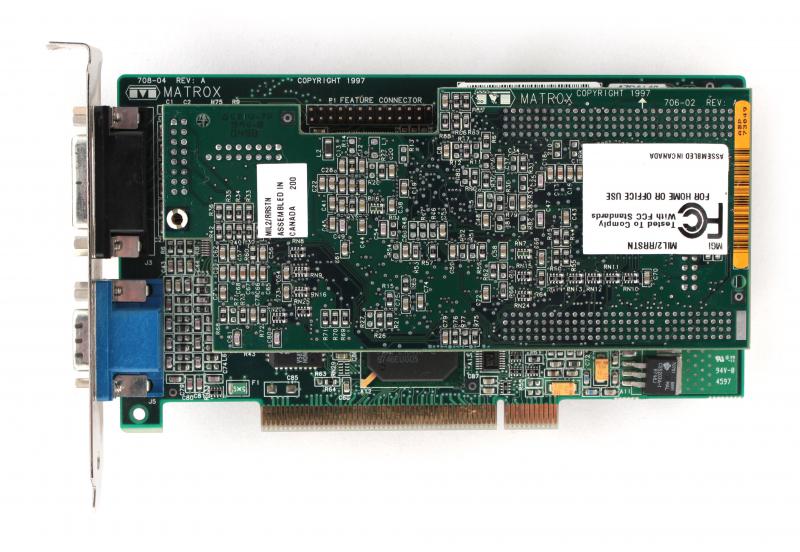 Videocard virtual museum Matrox Millennium II - Videocard virtual