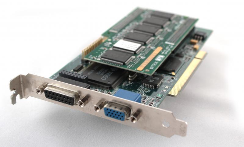 Videocard virtual museum Matrox Millennium II - Videocard virtual
