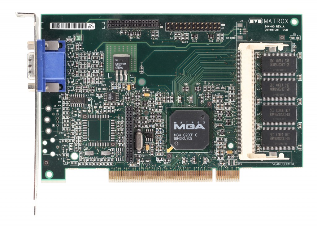 Matrox millennium 2 pci обзор