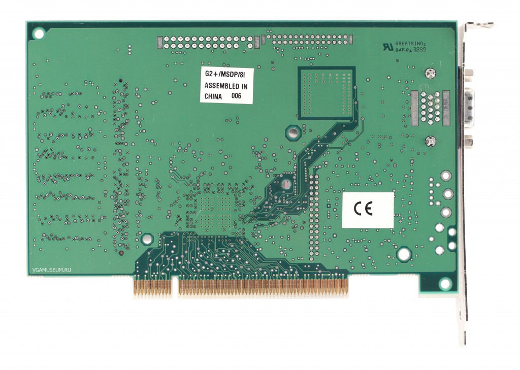 Videocard virtual museum Matrox Millennium G200 PCI